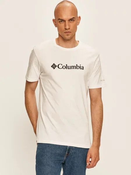 Columbia Tričko bílé