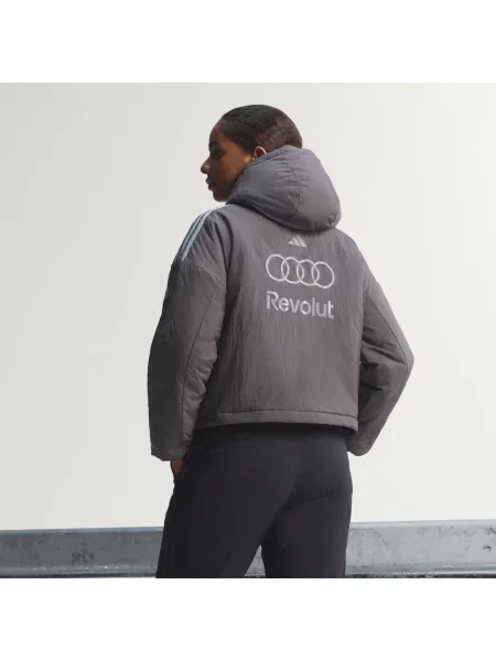 OCIEPLANA KURTKA AUDI REVOLUT F1 TEAM ENGINEERS & MARKETING fioletowa