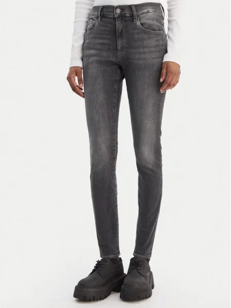 G-Star Raw Blugi Skinny Fit gri
