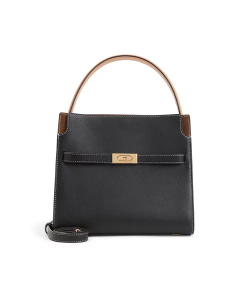 Torebka skórzana Tory Burch skórzana czarna