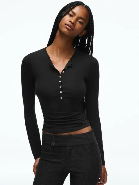 Bershka Tricou negru