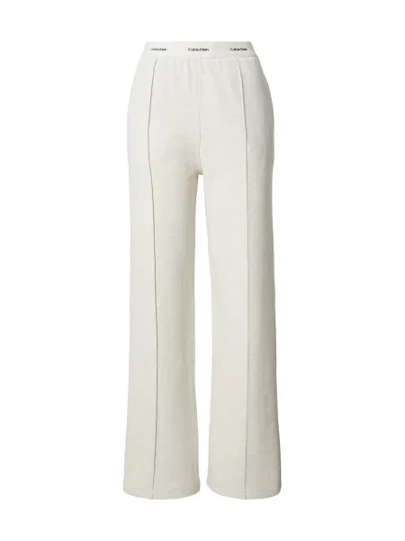 Calvin Klein Jeans Pantaloni gri deschis / negru bej