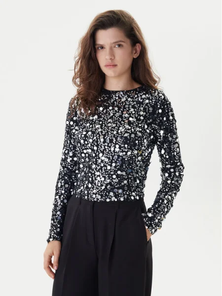 ONLY Bluză Catina negru