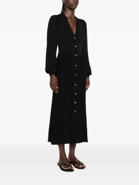 Rochie midi Twinset tricotate negru