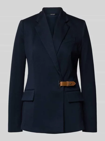 Lauren Ralph Lauren Marynarka Kobiety wypukły wzór tkaniny 34 niebieski
