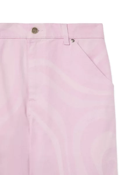 Pantaloni Pucci cu imagine roz