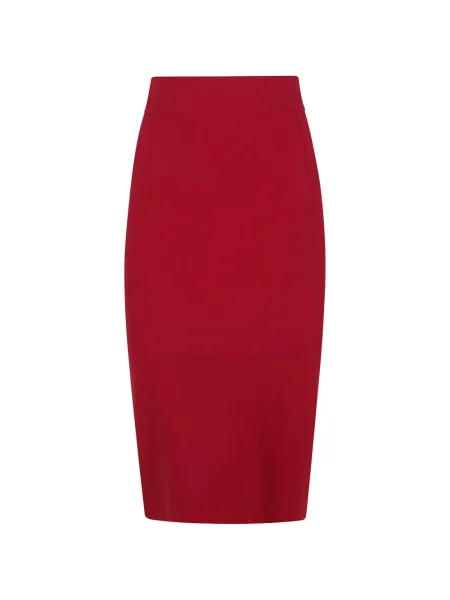 Fustă tip creion Chiara Boni La Petite Robe cu talie înaltă roșu