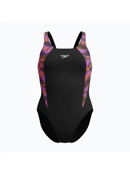 Costum de baie întreg pentru femei Speedo HyperBoom Splice Muscleback neon violet