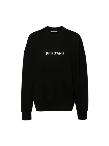 Palm Angels bluza Classic Logo z nadrukiem czarny