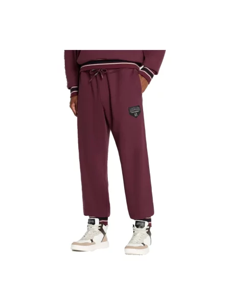 Spodnie dresowe Armani Exchange czerwone