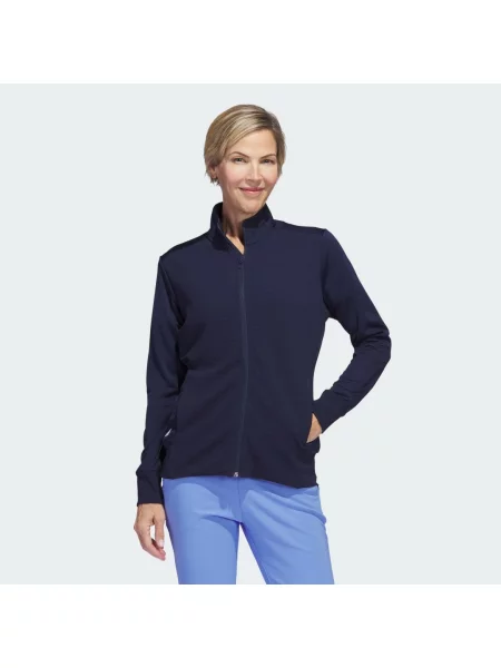 Bluza Textured Full-Zip granatowa