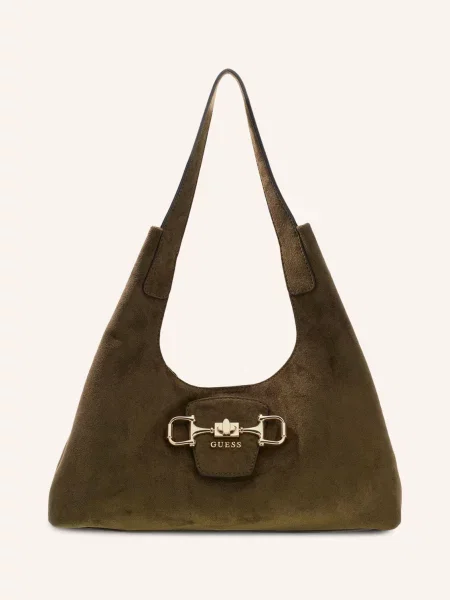 Guess Vaková Kabelka Sunset Small khaki / zlatá