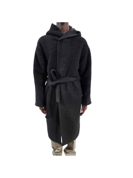 Płaszcz Rick Owens wełniany czarny