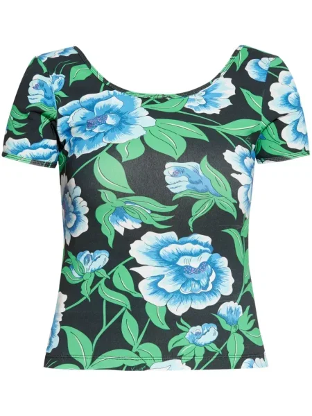 Tricou Kenzo cu model floral cu imagine negru