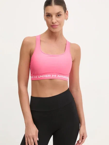 Under Armour sportovní podprsenka UA Crossback růžová