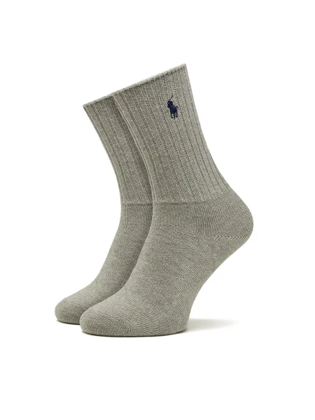 Polo Ralph Lauren Vysoké dámske ponožky sivá
