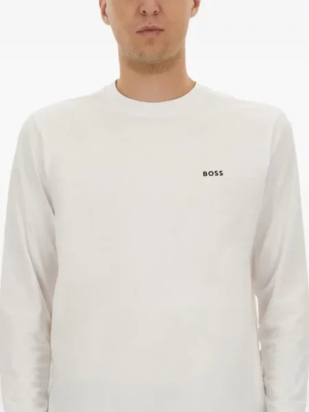 Lung tricou Boss alb