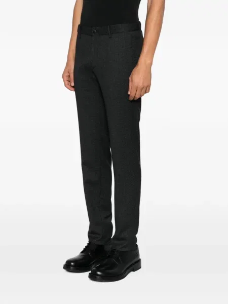 Pantaloni Incotex cu model pepito gri