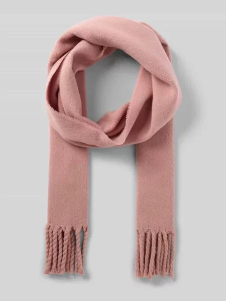 Szal z czystej żywej wełny Marc O'polo Denim różowa
