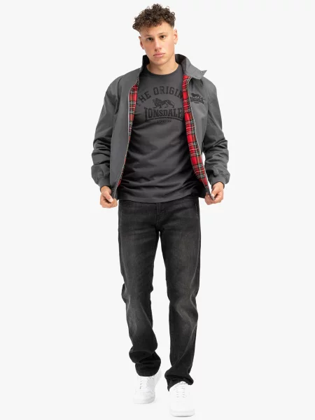 Бомбер Lonsdale серый