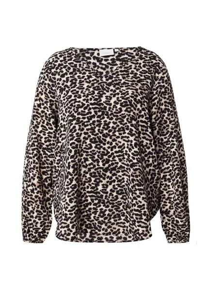 ONLY Carmakoma Bluză CARVICA gri negru