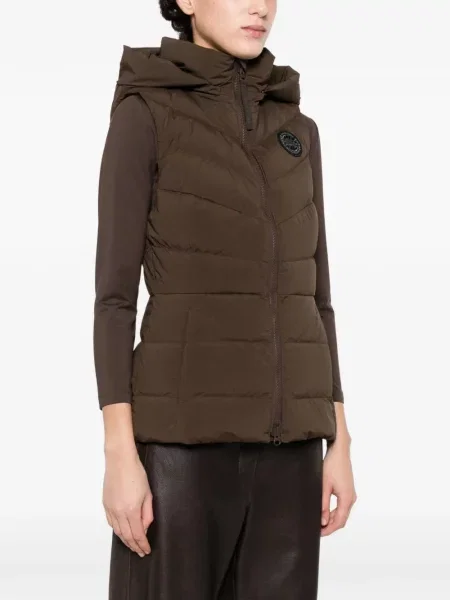 Vestă Canada Goose cu glugă maro