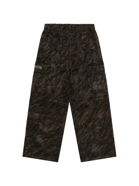 Pantaloni cargo Aape By A Bathing Ape cu imagine cu model camuflaj negru