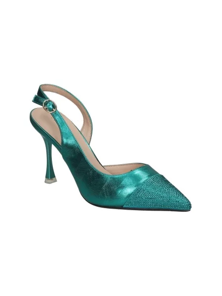 Salonke Polka Shoes zelena