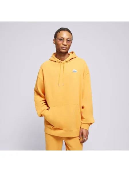 Суичър с качулка Puma с качулка с апликация оранжево
