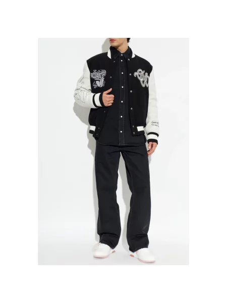 Jeansy Off-white białe