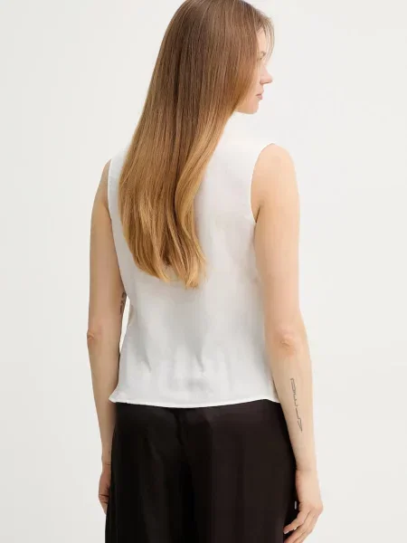 Morgan bluză OJOIE femei cu imprimeu OJOIE alb