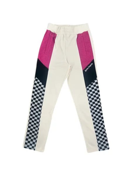 Pantaloni Palm Angels în carouri alergare