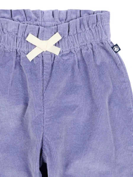 Spodnie dziecięce Petit Bateau fioletowe