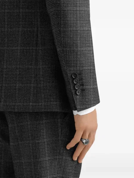 Costum Dolce & Gabbana în carouri de costum gri