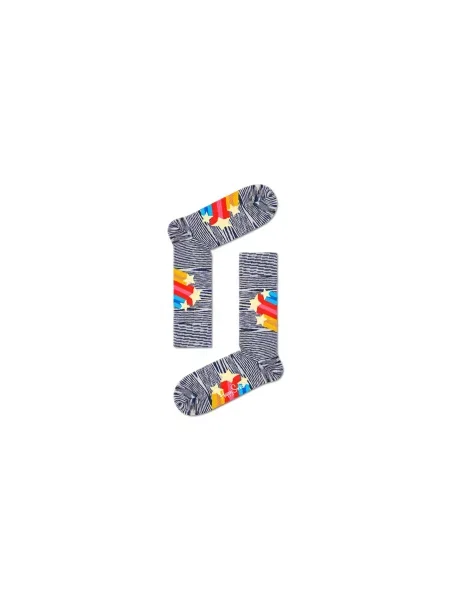 Happy Socks Shooting Stars Sock Unisex Skarpetki Happy Socks Size: szary