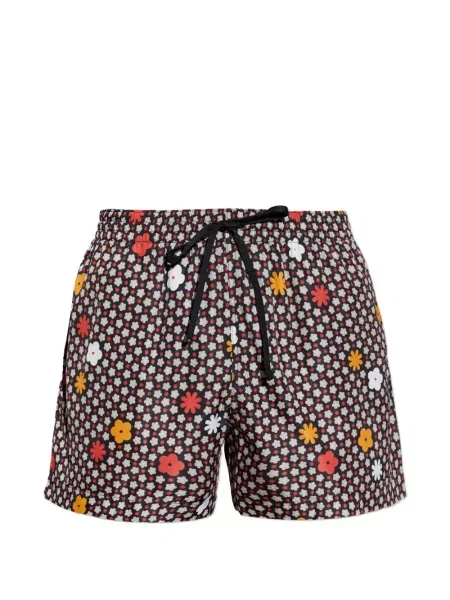 Slip de baie Mm6 Maison Margiela cu model floral cu imagine cu cordon negru