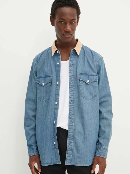 Jeans srajca Levi's rjava