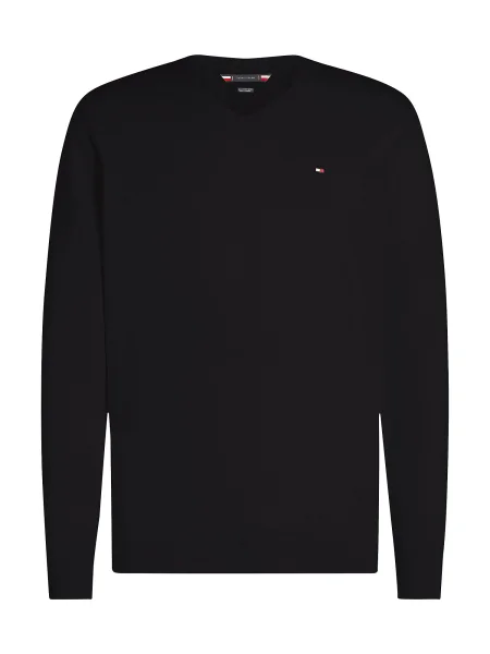 TOMMY HILFIGER Pulover roșu alb negru