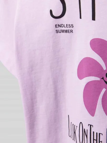 T-shirt o kroju regular fit z czystej bawełny model SUN-VERAS' Only