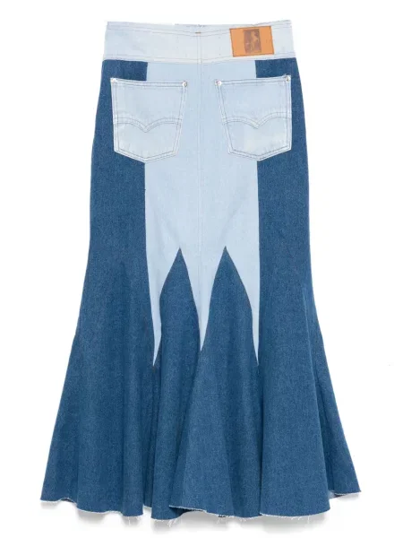 Fustă din denim Conner Ives albastru