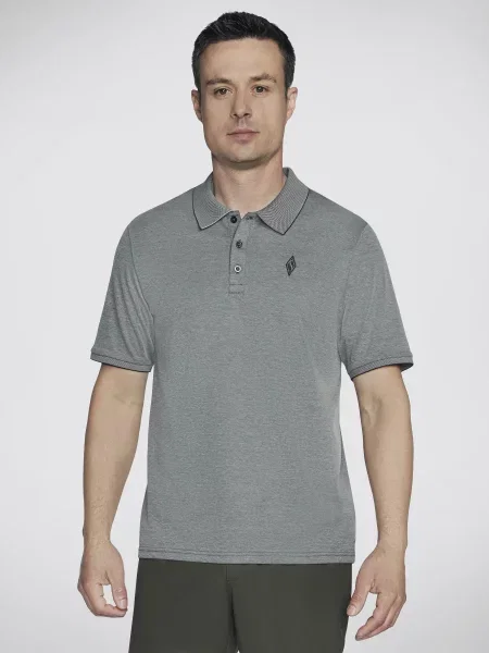 Skechers Skechers Off Duty Polo Поло Бавовна/поліестер сірий