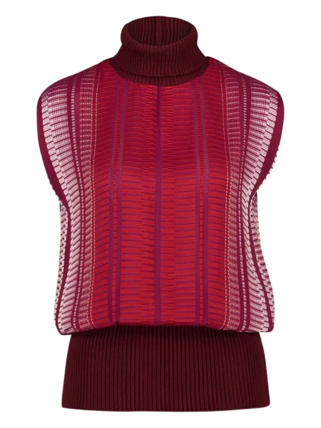 Vestă Zeus+dione tricotate roșu