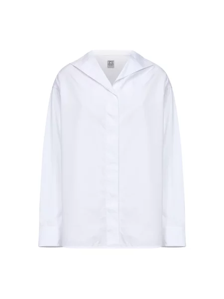 Koszula Toteme z dekoltem w serek biała