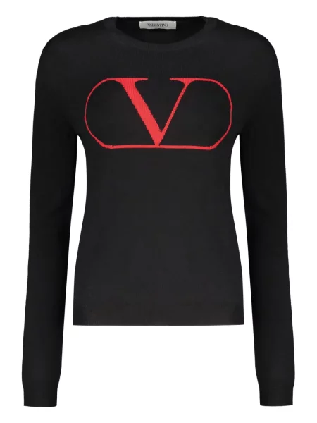 Pulover Valentino Garavani cu autograf negru