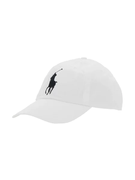 Polo Ralph Lauren Akcesoria Mężczyzna ONE SIZE Czapka Baseball Logo Grande biały