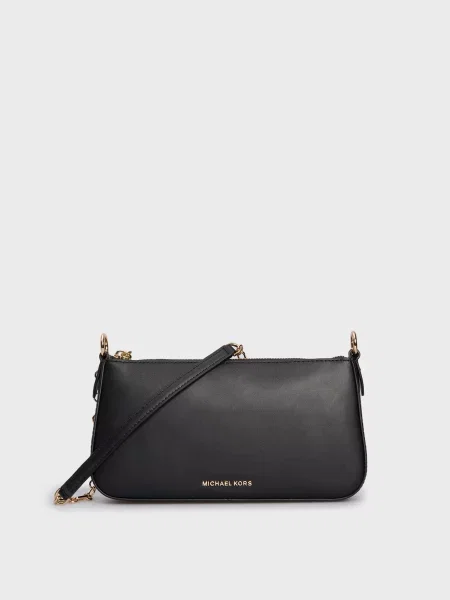Кожаная сумка Michael Kors черная