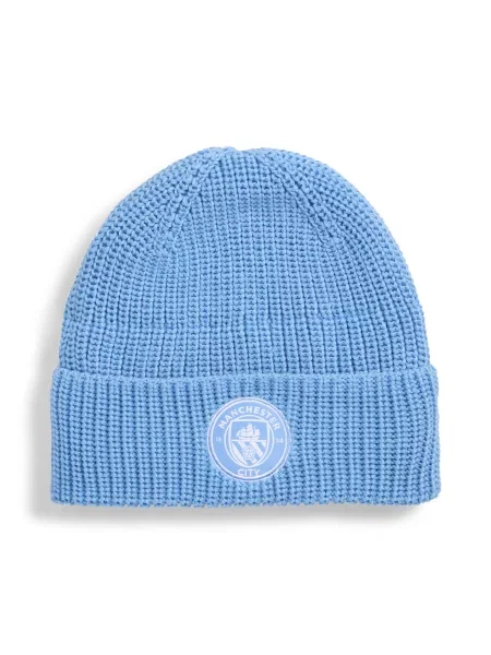 Czapka beanie Essentials Manchester City PUMA biała