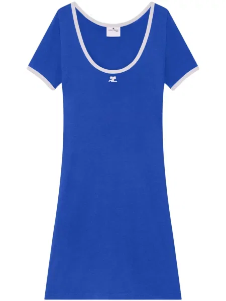 Rochie mini Courreges de costum albastru