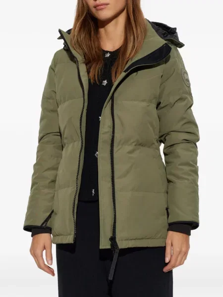 Geacă Canada Goose cu glugă verde