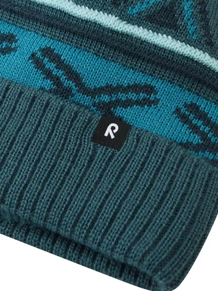 Reima шапка з помпоном дитяча Kirjoen
